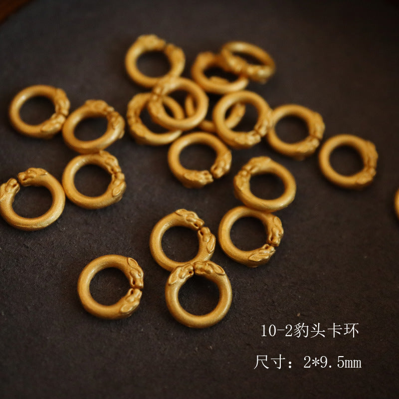 Silver Gold Plated Accessories Spacer Beads Receptacle Spacer DIY Handmade Jewelry Accessories Small Teardrop Flow Matching Bracelet Anklet
