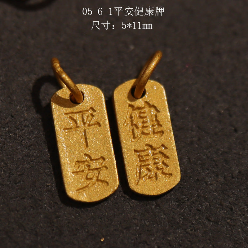 Silver Gold Plated Accessories Small Brand DIY Handmade Jewelry Accessories Butterfly Money Bag Crystal South Red Agate Flowing Style