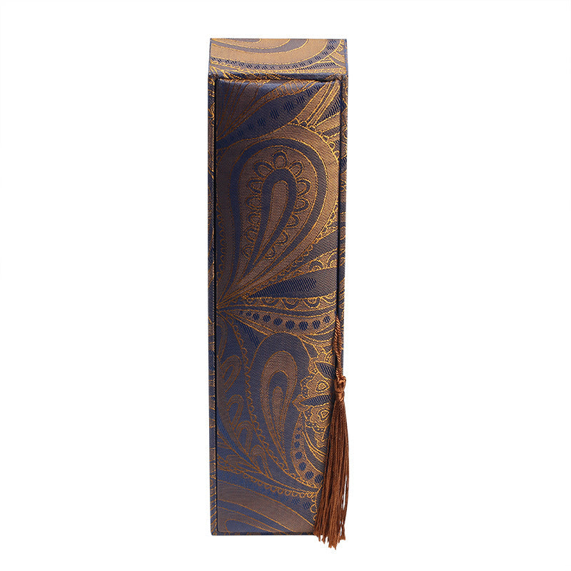 Peacock Blue Car Hanging Gift Box Jinsi Jade Necklace Box Long Chain Box Gift Jewelry Packing Box Bracelet