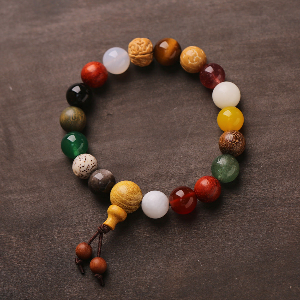 Eighteen Seeds Bodhi Bracelet Eighteen Beads Cultural Play Bodhi Bracelet Temple Scenic Area Souvenir Gift