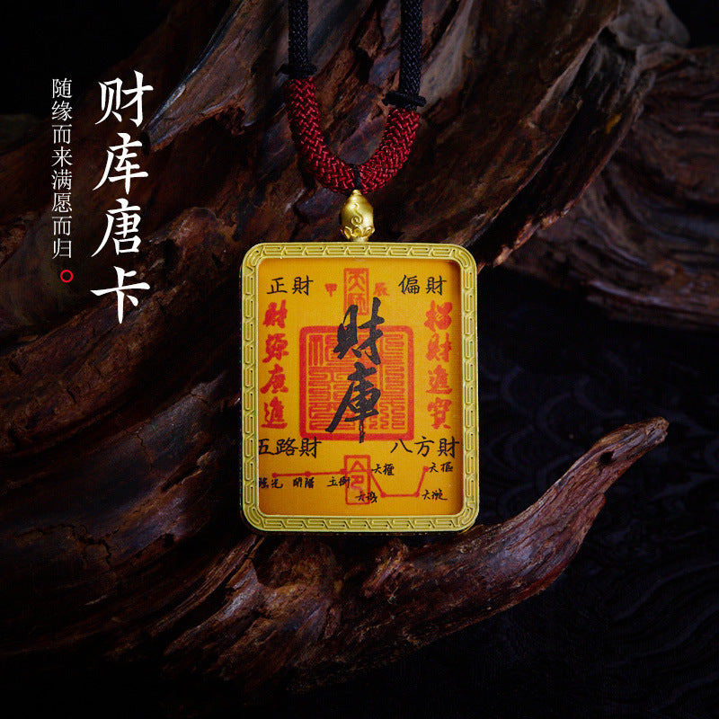Tibetan Thangka Necklace Zakiram Past and Present Life Pendant Sweater Chain Gawu Box Zakiram Pendant Necklace