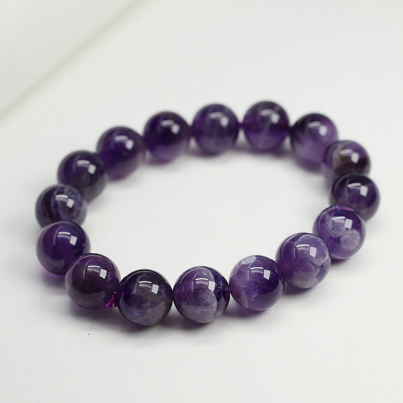Natural Crystal Bracelet Woman/Dream Amethyst Hand Skewers DIY/Ashore Purple Natural Gem Girlfriend Handdress