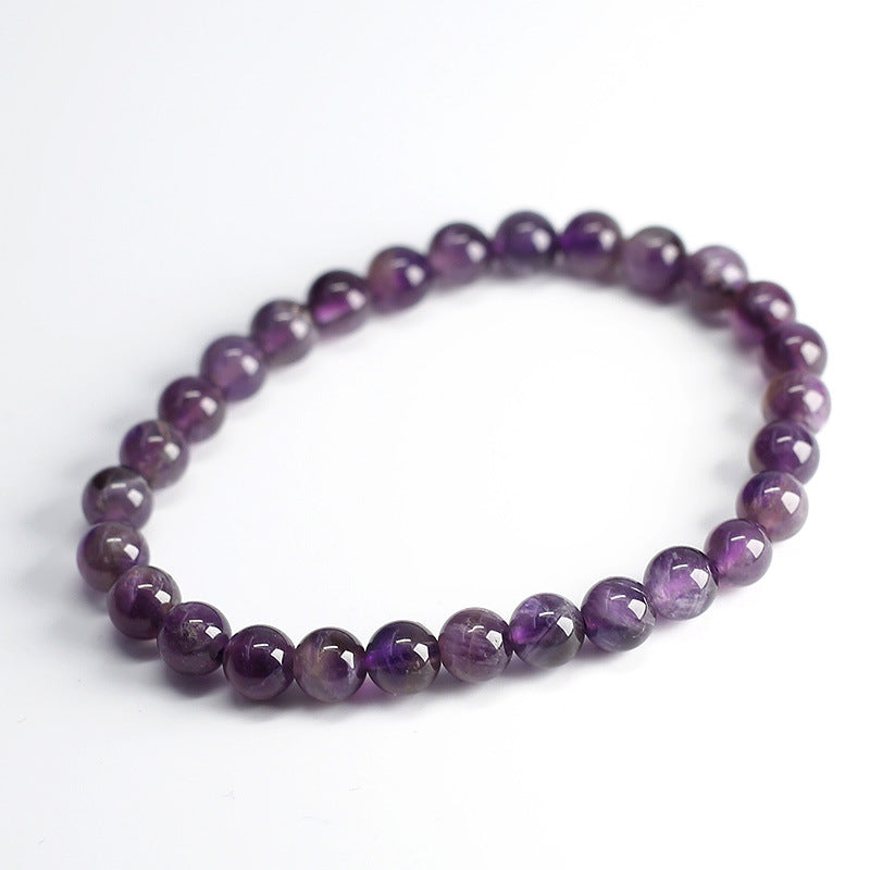 Natural Crystal Bracelet Woman/Dream Amethyst Hand Skewers DIY/Ashore Purple Natural Gem Girlfriend Handdress