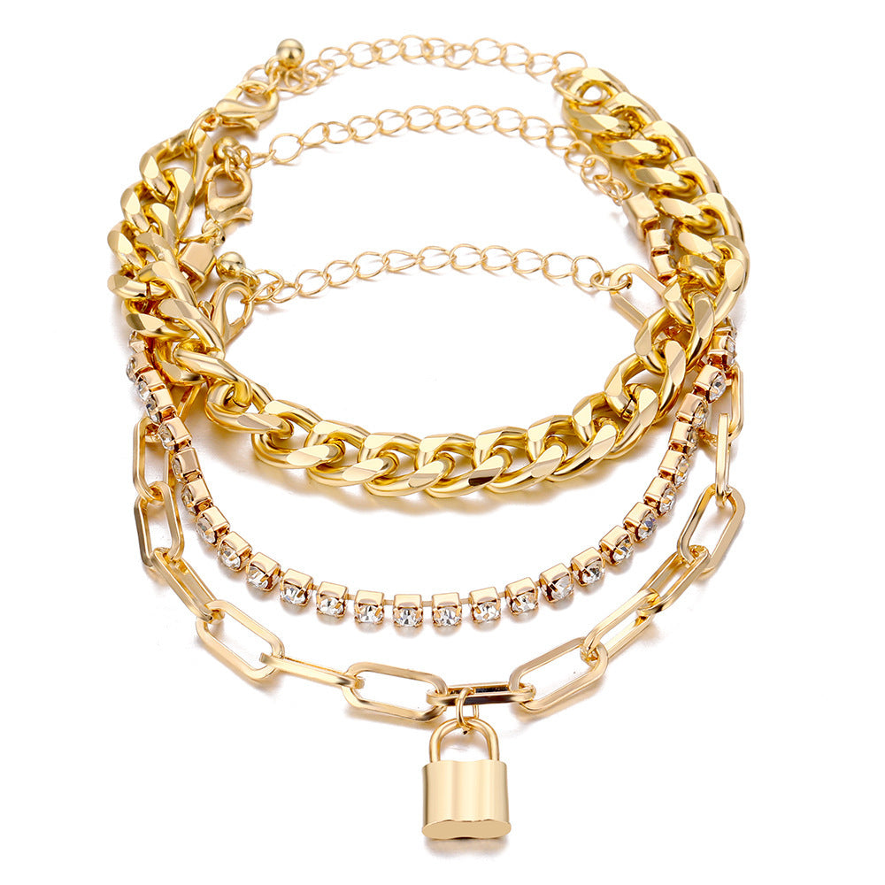Six-piece chain bracelet