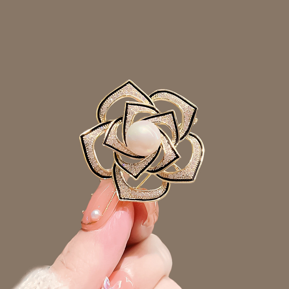 Flower brooch