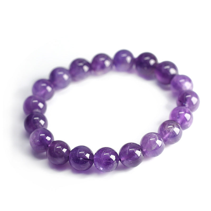 Natural Crystal Bracelet Woman/Dream Amethyst Hand Skewers DIY/Ashore Purple Natural Gem Girlfriend Handdress