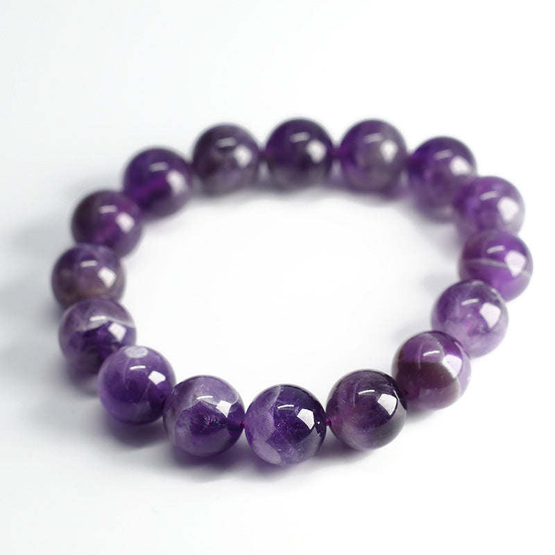 Natural Crystal Bracelet Woman/Dream Amethyst Hand Skewers DIY/Ashore Purple Natural Gem Girlfriend Handdress