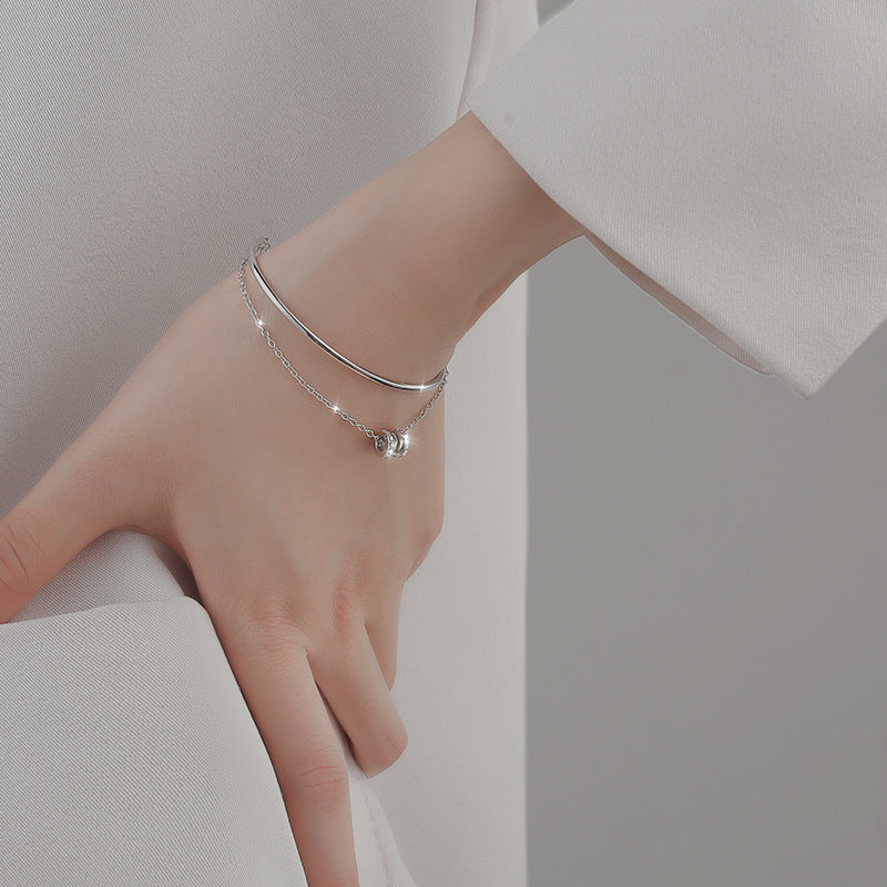 Tightening double women's bracelet