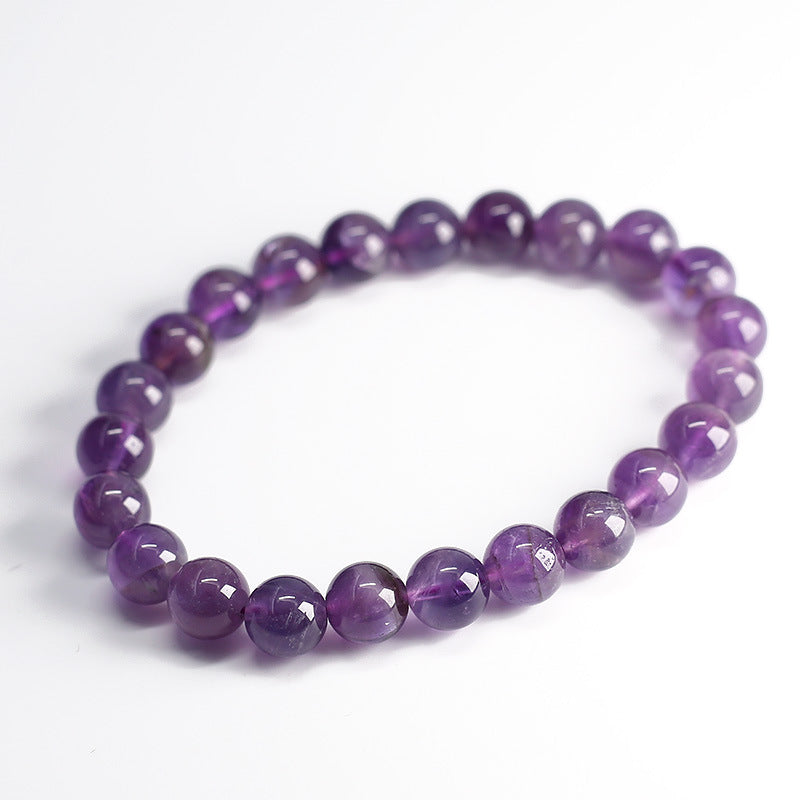 Natural Crystal Bracelet Woman/Dream Amethyst Hand Skewers DIY/Ashore Purple Natural Gem Girlfriend Handdress