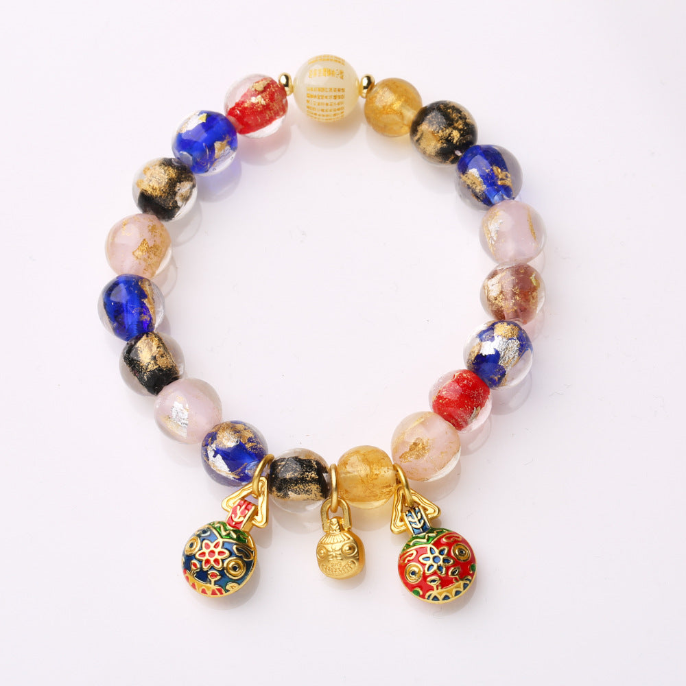 Temple with the same incense bracelet circulation place / Hangzhou Lingyin with the same national wind bracelet collection / girlfriend gift