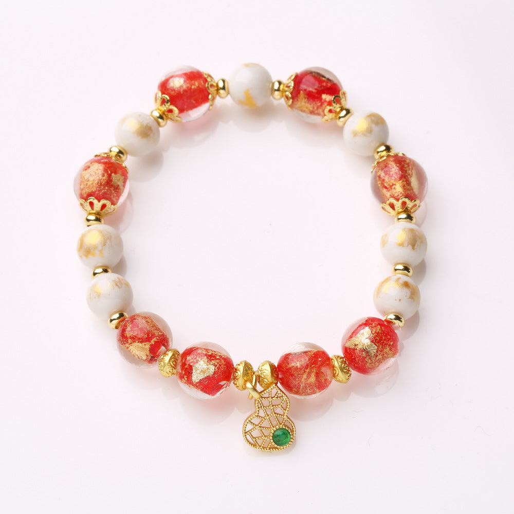 Temple with the same incense bracelet circulation place / Hangzhou Lingyin with the same national wind bracelet collection / girlfriend gift