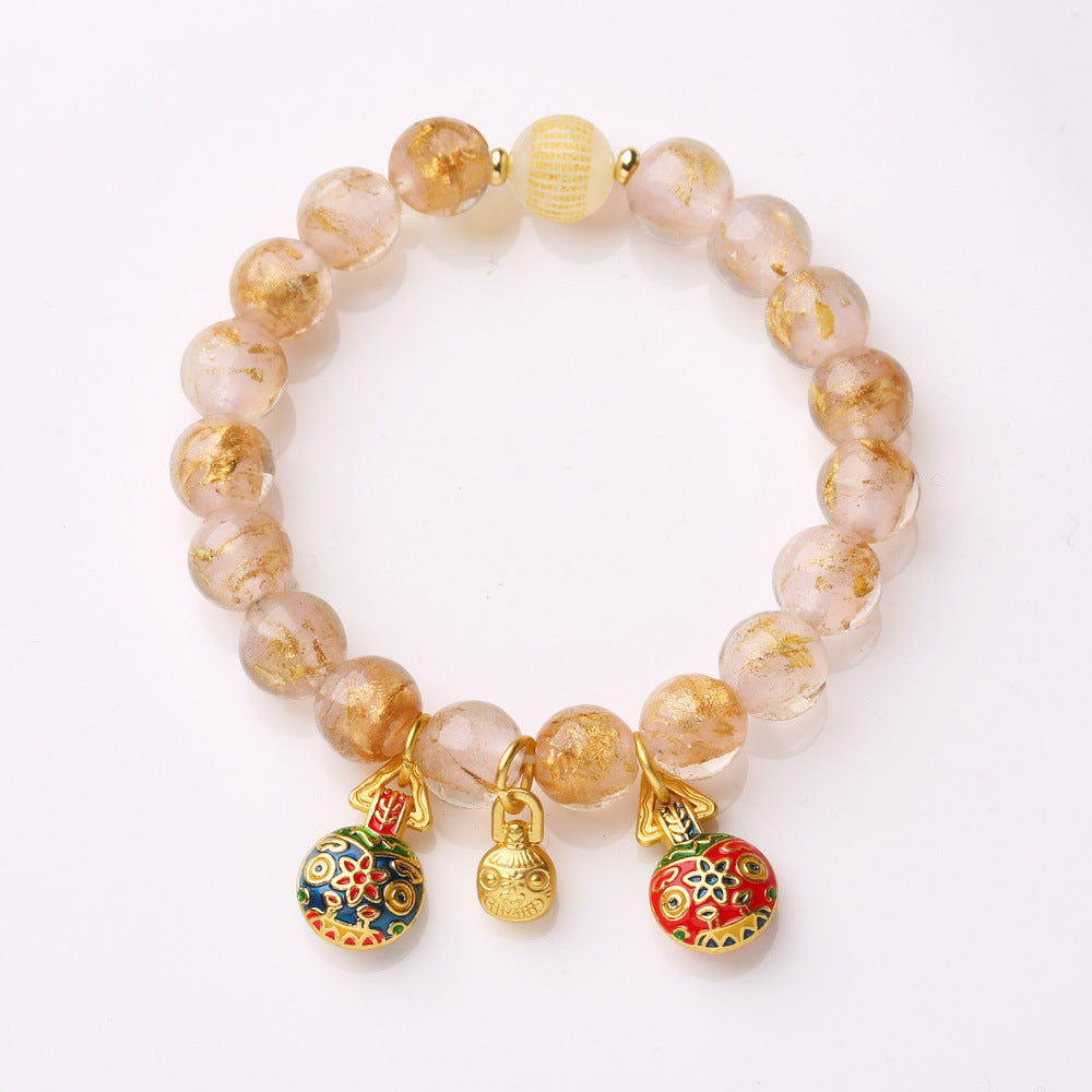 Temple with the same incense bracelet circulation place / Hangzhou Lingyin with the same national wind bracelet collection / girlfriend gift