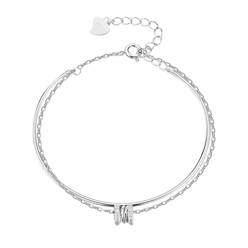 Tightening double women's bracelet