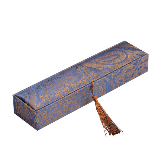 Peacock Blue Car Hanging Gift Box Jinsi Jade Necklace Box Long Chain Box Gift Jewelry Packing Box Bracelet