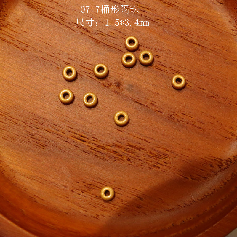 Silver Gold Plated Accessories  Spacer Beads Receptacle Spacer DIY Handmade Jewelry Accessories Small Teardrop Flow Matching Bracelet Anklet