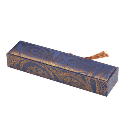 Peacock Blue Car Hanging Gift Box Jinsi Jade Necklace Box Long Chain Box Gift Jewelry Packing Box Bracelet