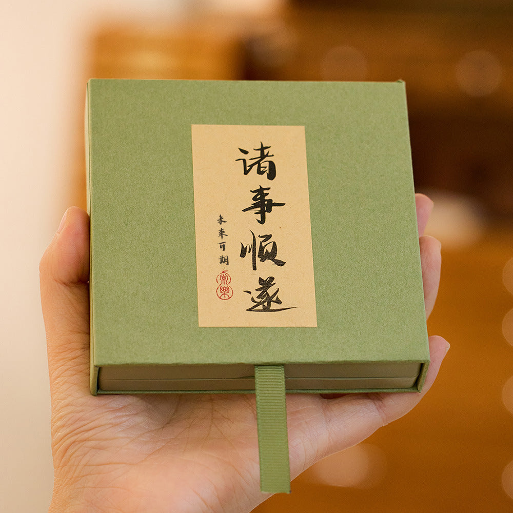All the Best Matcha Green Drawer Box PE Membrane Suspension Box Storage Box Jewelry Bracelet Box In Stock