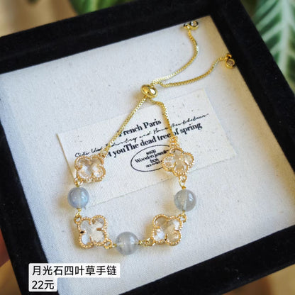 Brazil Citrine Bracelet Female Yellow Asse DIY Gemstone High-End Crystal Bracelet Best Friend Gift