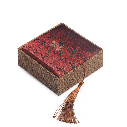 Buddha Bead Bracelet Box Bracelet Packaging Box In Stock Packaging Box Bracelet Packaging Burlap Box Bracelet Ancient Style