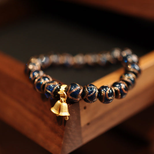 Incense Ash Glaze Bracelet Zodiac Year Twelve Zodiac Bracelet Ancient Method Multi-Treasure Gold-Swallowing Beast Beijing Palace Family of Three