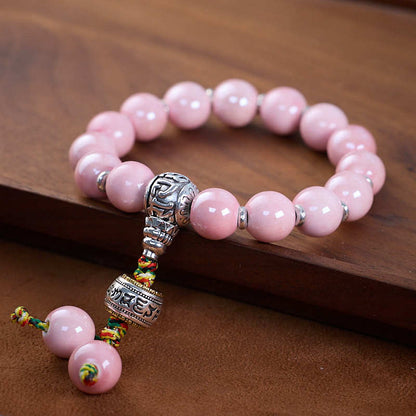 2025Year of the Snake Beijing Yongxiang Ash Glaze Bracelet Ash Porcelain Vajra Glaze Bracelet Temple Souvenir Gift