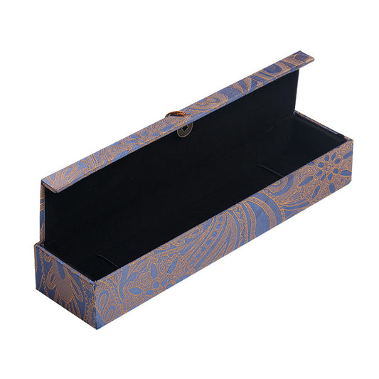 Peacock Blue Car Hanging Gift Box Jinsi Jade Necklace Box Long Chain Box Gift Jewelry Packing Box Bracelet
