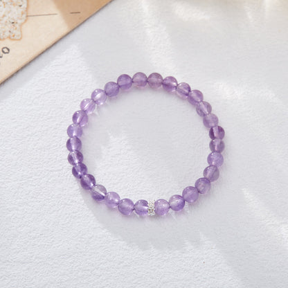 Nine violet fire carrier bracelet female/amethyst amethyst amethyst ghost design crystal gemstone DIY bracelet
