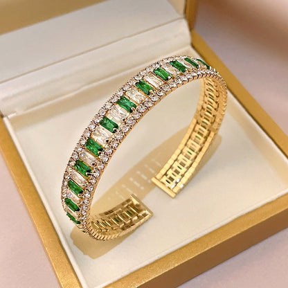 Diamond-encrusted ladies bracelet