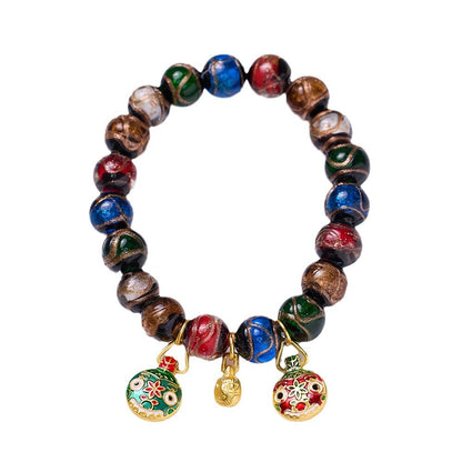 Colorful ash glazed hand string / men's and women's bracelet / exquisite gift