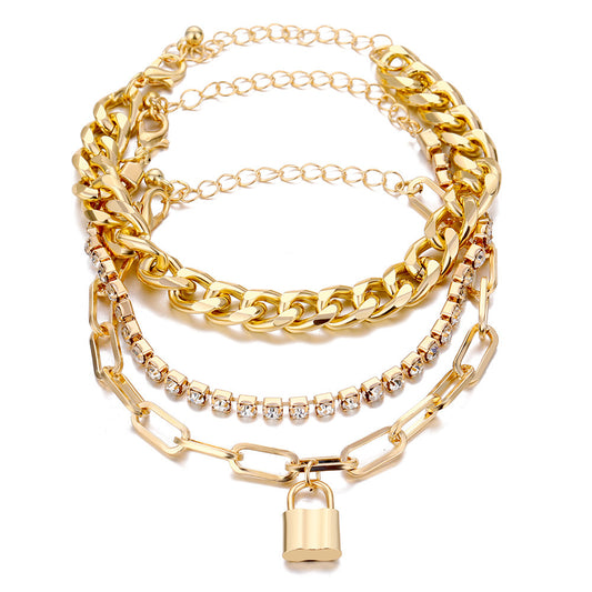 Six-piece chain bracelet