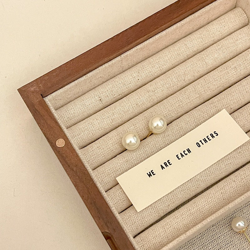 Pearl earrings