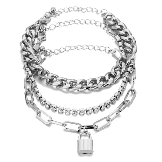 Six-piece chain bracelet