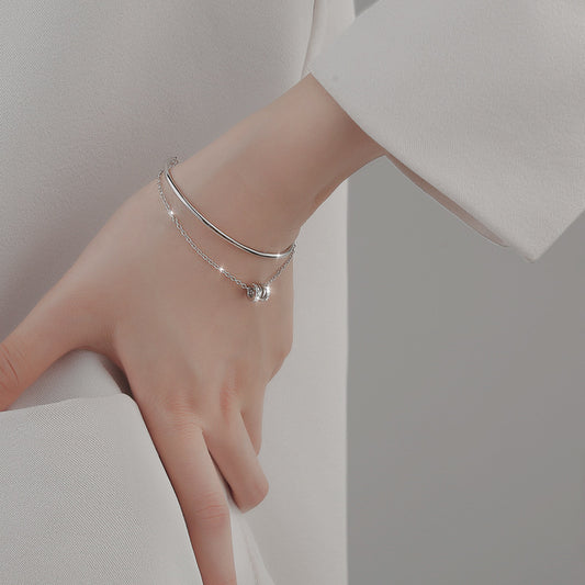 Tightening double women's bracelet