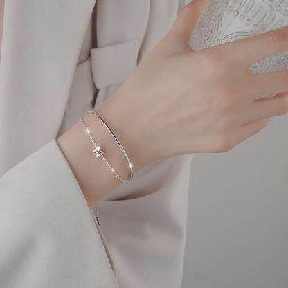 Tightening double women's bracelet