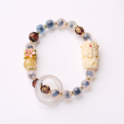 Temple with the same incense bracelet circulation place / Hangzhou Lingyin with the same national wind bracelet collection / girlfriend gift