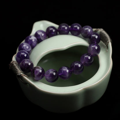 Natural Crystal Bracelet Woman/Dream Amethyst Hand Skewers DIY/Ashore Purple Natural Gem Girlfriend Handdress