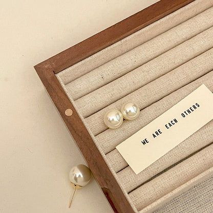Pearl earrings