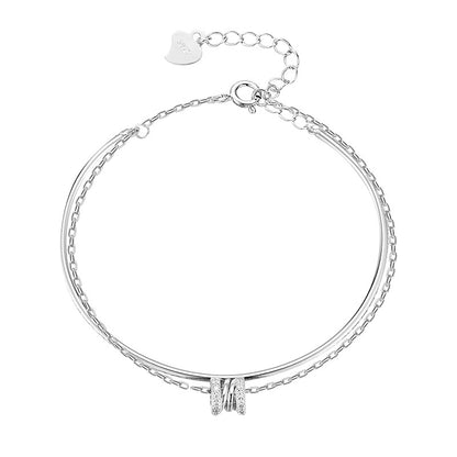 Tightening double women's bracelet